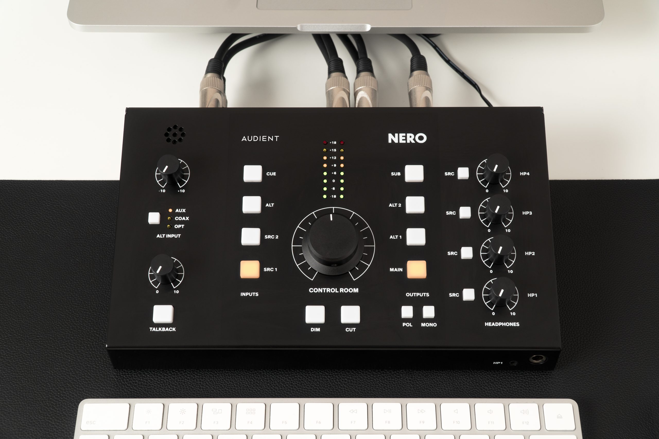 Audient Nero on desktop with multiple monitors connected