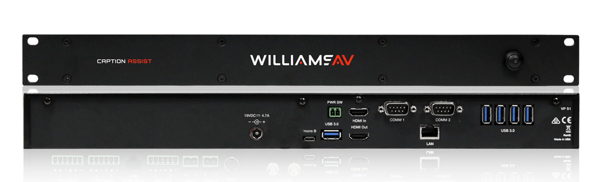 Williams AV CaptionAssist machine