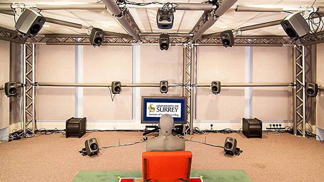 La Universidad de Surrey crea una sala de audición en formato 22.2