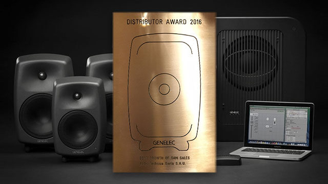 Audio-Technica Iberia, premiada por Genelec