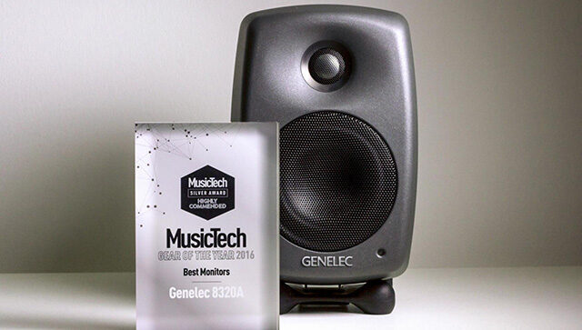 Genelec 8320A Premio de Plata 2016 MusicTech Magazine.